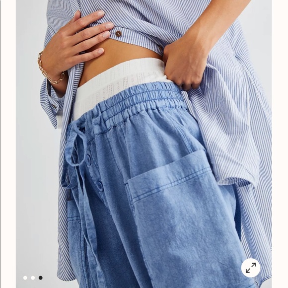 Free People Be the Change Slouch Pants NWOT - Picture 3 of 10